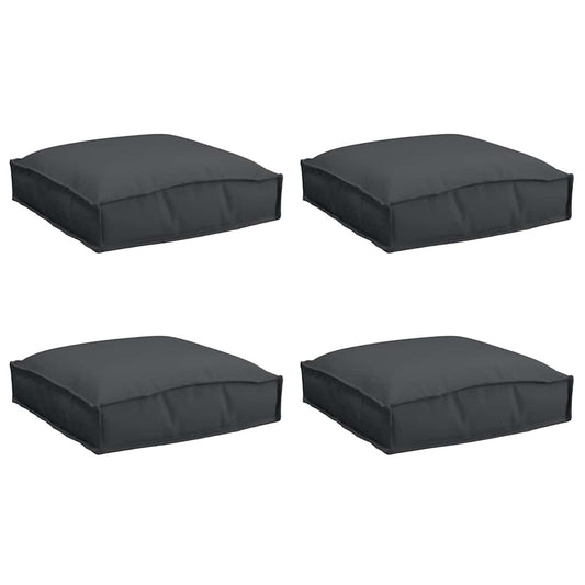 Palettkissen für geeigneten Sitz 4 pcs Schwarz 40 x 40 x 8 cm