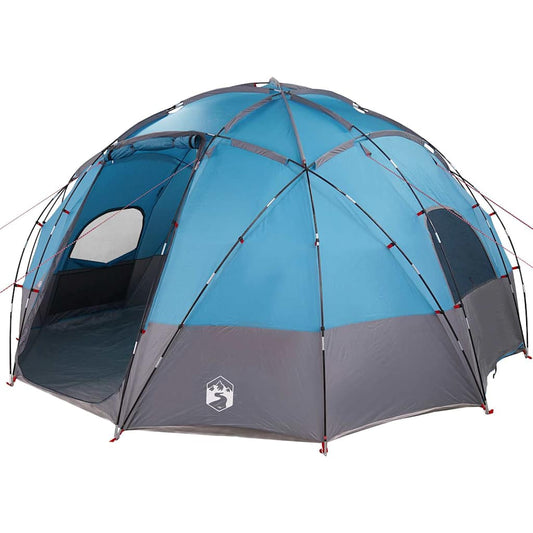 Campingzelt mit Dach Blau 475 x 475 x 235 cm Polyester