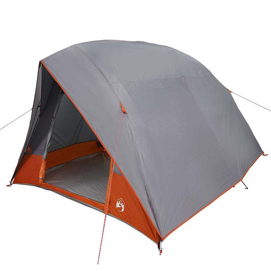 Campingzelt mit Dach Grau und Orange 320 x 275 x 190 cm Taft