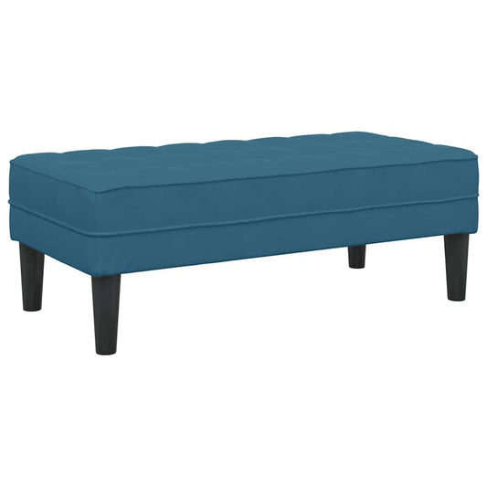 Bank Blau 113 x 57 x 39 cm Samt