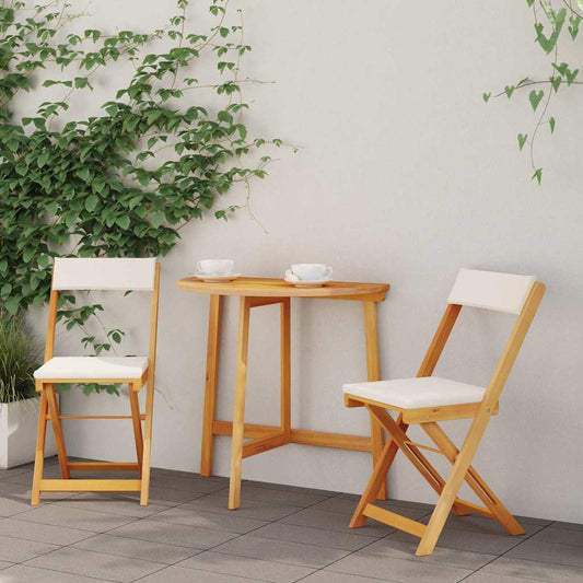 Bistrogarnitur 3 pcs Braun Akazie Massivholz