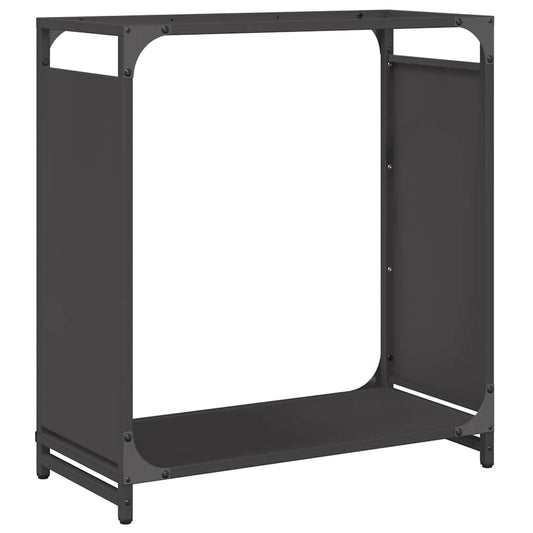 Brændestativ Sort 60x28x65 cm Koldvalset stål