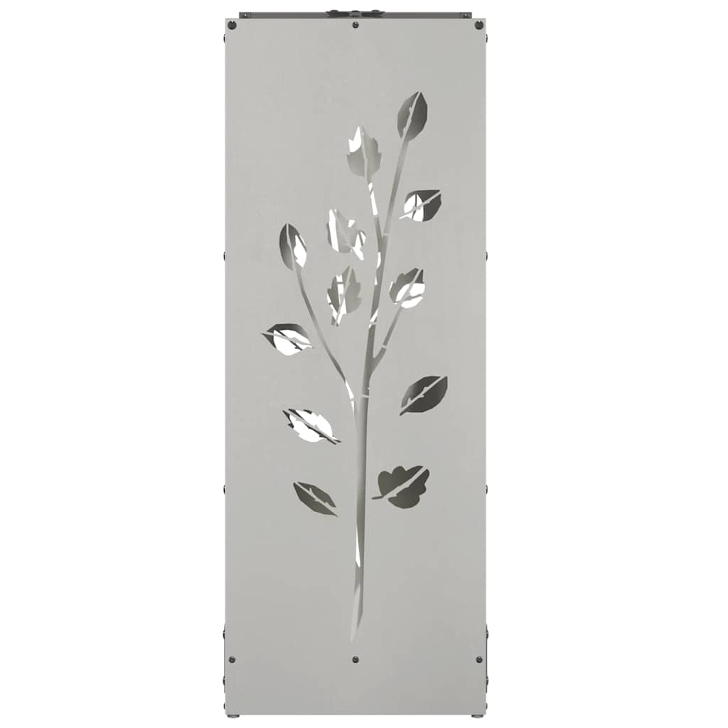 Brændestativ 40x30x80 cm rustfrit stål