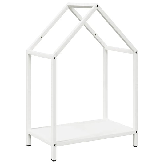 Brændestativ Hvid 40x25x60 cm Koldvalset stål