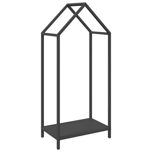 Brændestativ Sort 40x25x90 cm Koldvalset stål