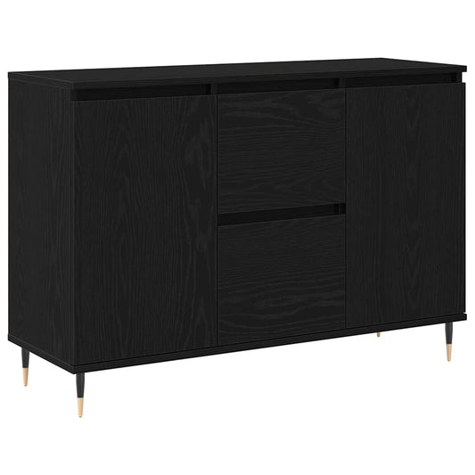 Sideboard Schwarze Eiche 101,5 x 35 x 70 cm Holzwerkstoff