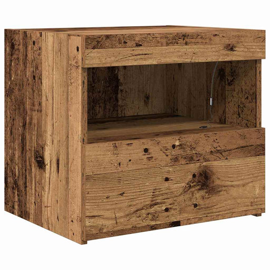 Nachtschrank Altholz 50 x 40 x 45 cm Holzwerkstoff