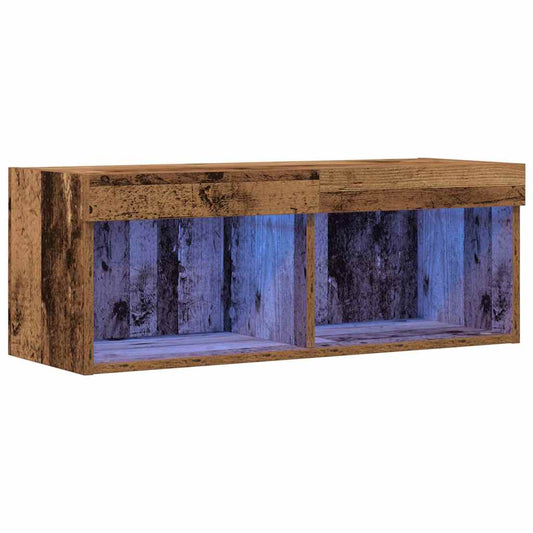 TV-Schrankset Altholz 80 x 30 x 30 cm Holzwerkstoff