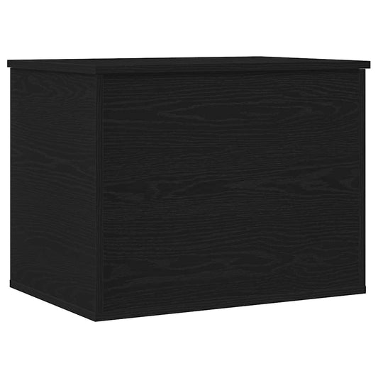 Aufbewahrungsbox Schwarz Eichen-Optik 60 x 42 x 46 cm