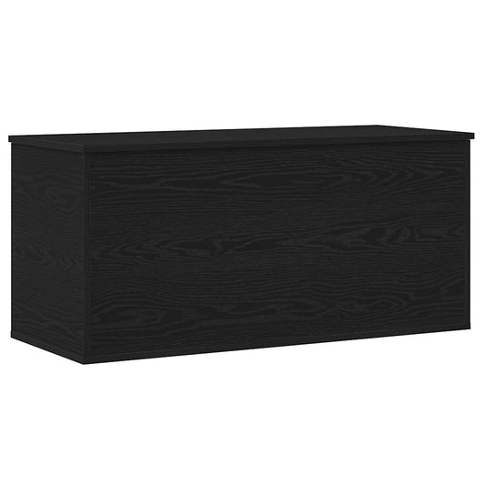 Aufbewahrungsbox Schwarz Eichen-Optik 100 x 42 x 46 cm