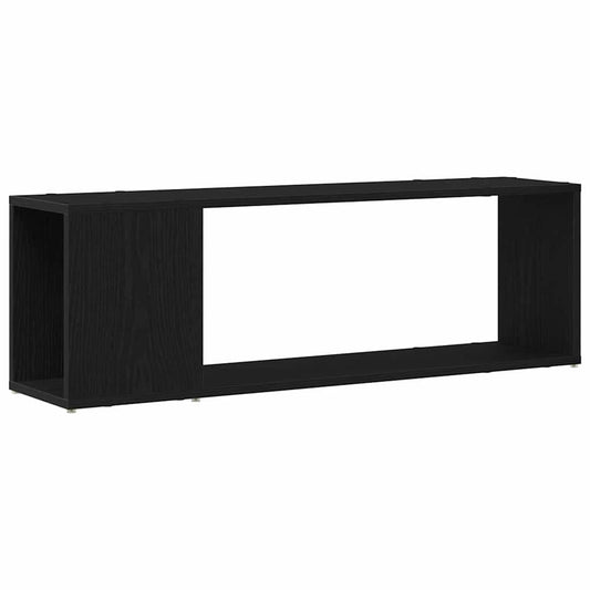 TV-Schrankset Schwarz 100 x 24 x 63 cm Holzwerkstoff