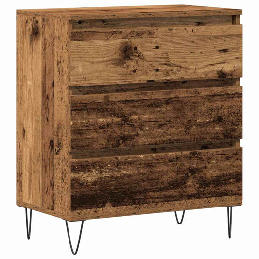 Sideboard mit Schubladen Altholz 60 x 35 x 70 cm Holzwerkstoff