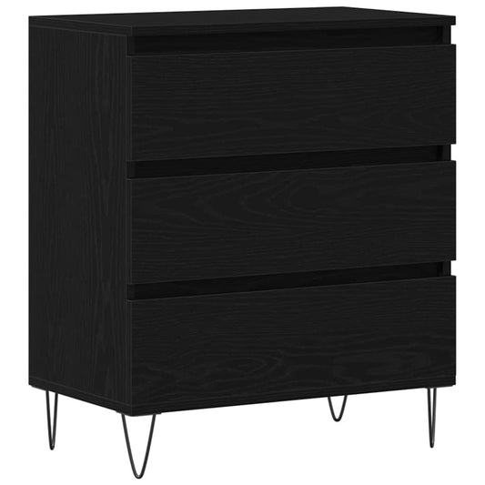Sideboard Schwarze Eiche 60 x 35 x 70 cm Holzwerkstoff