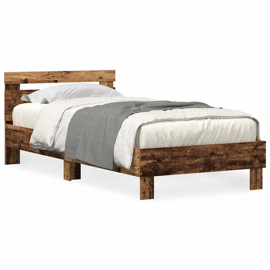 Bettgestell Altholz 75 x 190 cm Holzwerkstoff