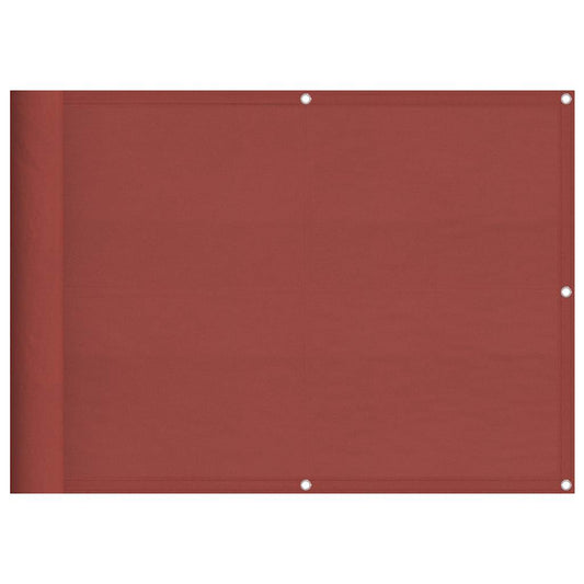 Balkon-Sichtschutz Terrakotta 75x1000 cm 100 % Polyester-Oxford