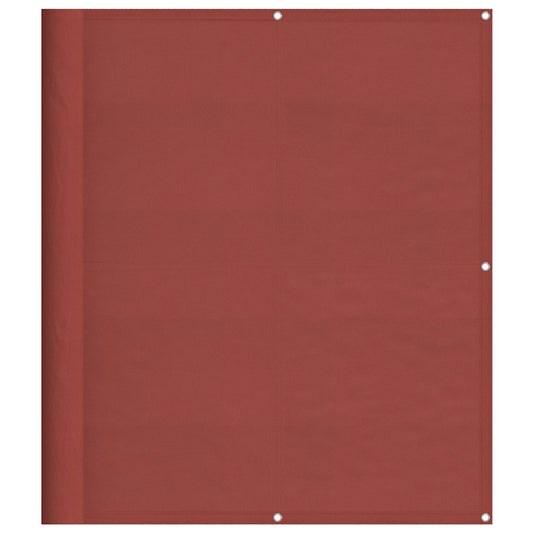 Balkon-Sichtschutz Terrakotta 120x700 cm 100 % Polyester-Oxford