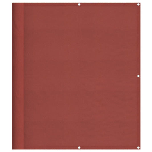 Balkon-Sichtschutz Terrakotta 120x800 cm 100 % Polyester-Oxford