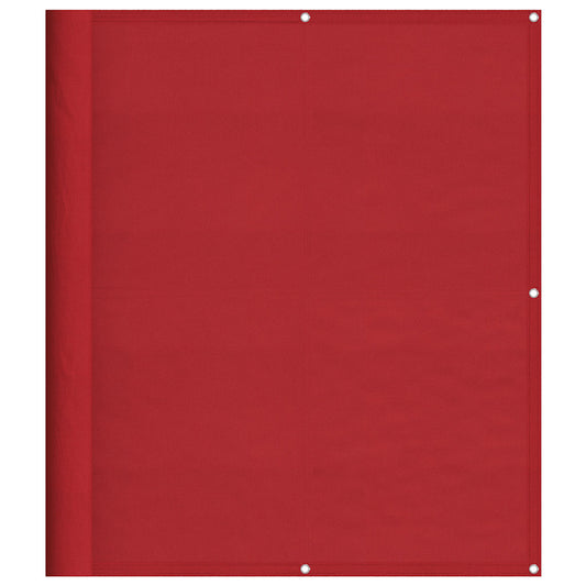 Balkon-Sichtschutz Rot 120x1000cm 100% Polyester-Oxford