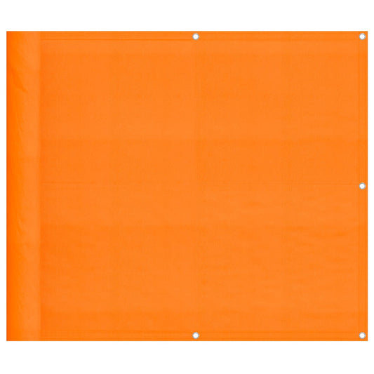 Balkon-Sichtschutz Orange 90x800 cm 100% Polyester-Oxford