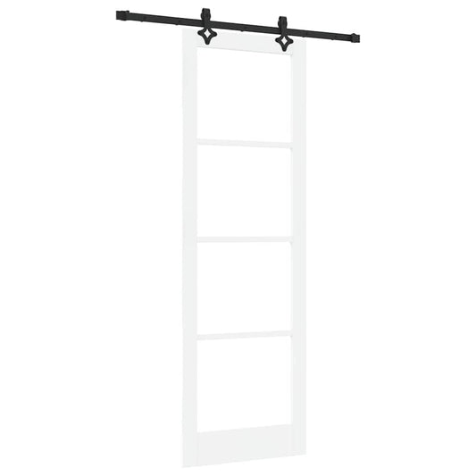 Schiebetür Sonstiges Weiß 78 x 232 cm Holz und Metall