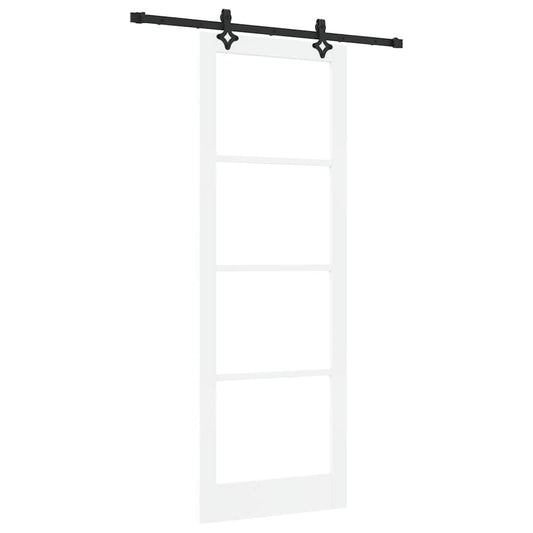 Schiebetür Sonstiges Weiß 83 x 232 cm Holz und Metall