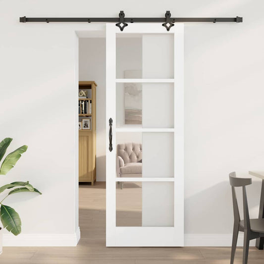 Schiebetür Sonstiges Weiß 73,5 x 211 cm Holz und Metall