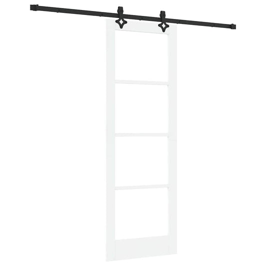 Schiebetür Sonstiges Weiß 73,5 x 211 cm Holz und Metall