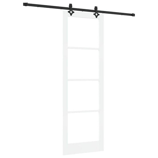 Schiebetür Sonstiges Weiß 78 x 232 cm Holz und Metall