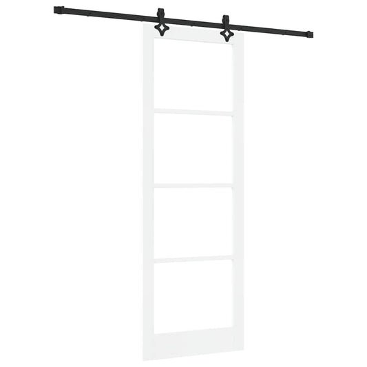 Schiebetür Sonstiges Weiß 83 x 232 cm Holz und Metall