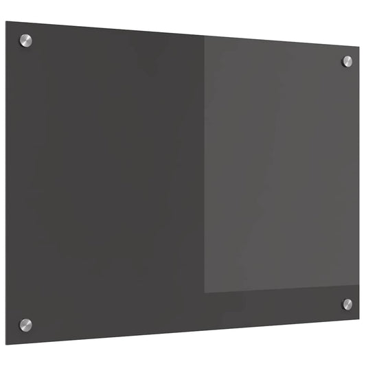 Küchenrückwand Dunkelgrau 70 x 50 x 0,6 cm Gehärtetes Glas