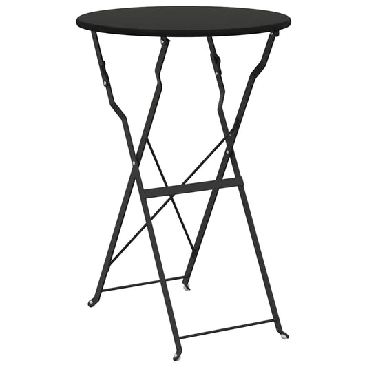 Bistrotisch Anthrazit Ø50x71 cm Pulverbeschichteter Stahl