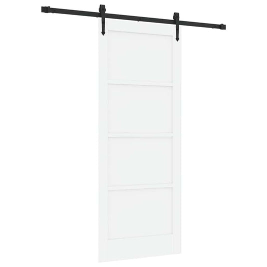 Schiebetür Sonstiges ORKDAL Weiß und Schwarz 83 x 202 cm