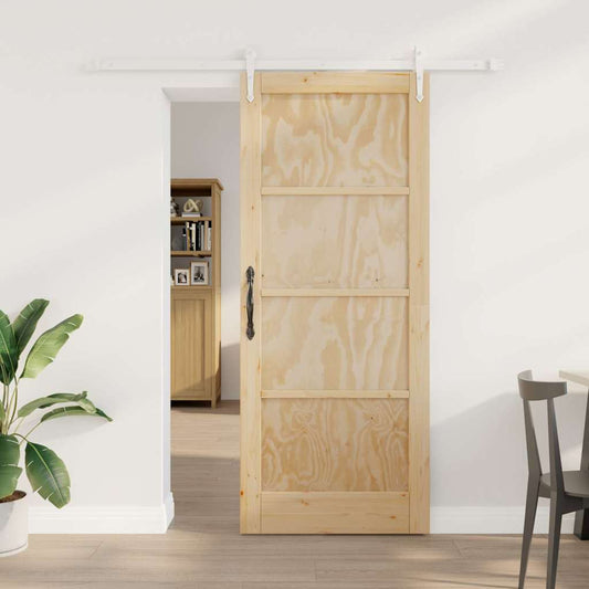 Schiebetür Sonstiges ORKDAL Natur und Weiß 83 x 202 cm