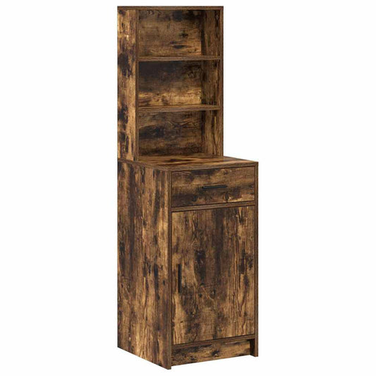 Highboard Geräucherte Eiche 40 x 40,5 x 135 cm Holzwerkstoff