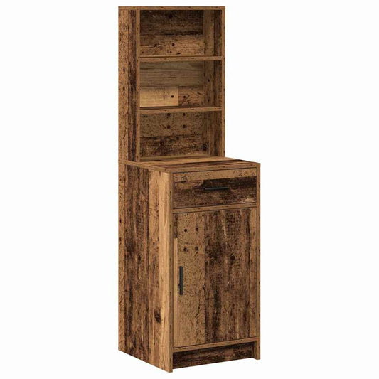 Highboard Altholz 40 x 40,5 x 135 cm Holzwerkstoff