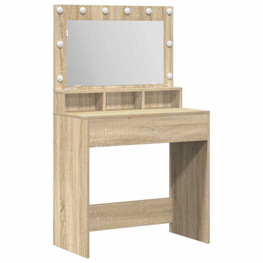 Schminktisch Sonoma-Eiche 75,5 x 41 x 135 cm Holzwerkstoff