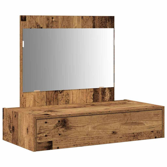 Schminktisch mit Schubladen Braun 83 x 40 x 70 cm Holzwerkstoff