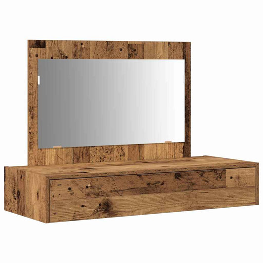 Schminktisch mit Speicher Braun 100 x 40 x 70 cm Holzwerkstoff