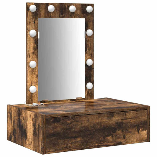 Schminktisch mit Schubladen Braun 60 x 40 x 70 cm Holzwerkstoff