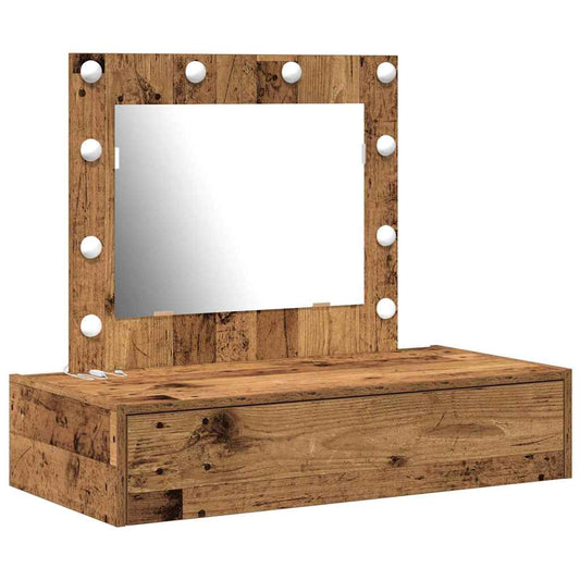 Schminktisch mit Schubladen Braun 83 x 40 x 70 cm Holzwerkstoff