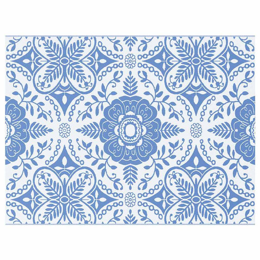 Outdoor Teppich ARAKIL Babyblau 300 x 400 cm PP