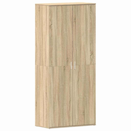 Schuhschrank Sonoma-Eiche 80 x 39 x 178 cm Holzwerkstoff