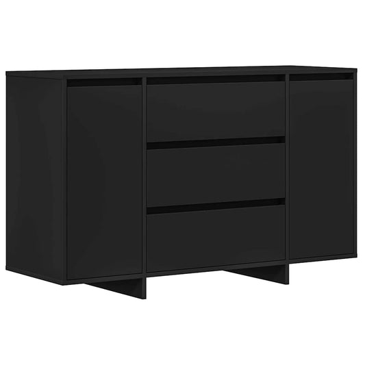 Sideboard mit Schubladen Schwarz 120 x 41 x 75 cm Holzwerkstoff