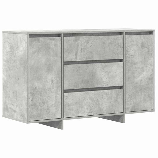 Sideboard Betongrau 120 x 41 x 75 cm Holzwerkstoff