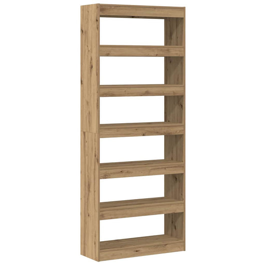 Bücherregal Artisan-Eiche 80 x 30 x 198 cm Holzwerkstoff