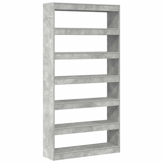 Bücherregal Grau Holzwerkstoff