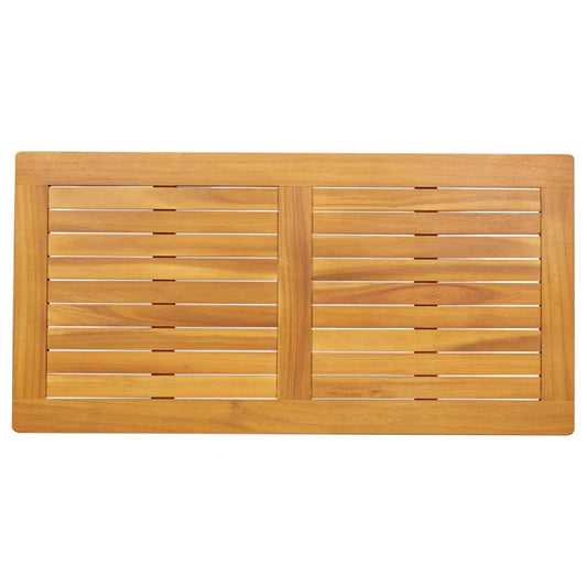 Tischplatte Braun 100 x 50 x 2 cm Akazie Massivholz