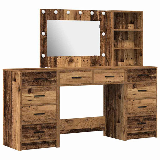 Schminktisch 3 pcs Braun 40 x 41 x 135 cm Holzwerkstoff