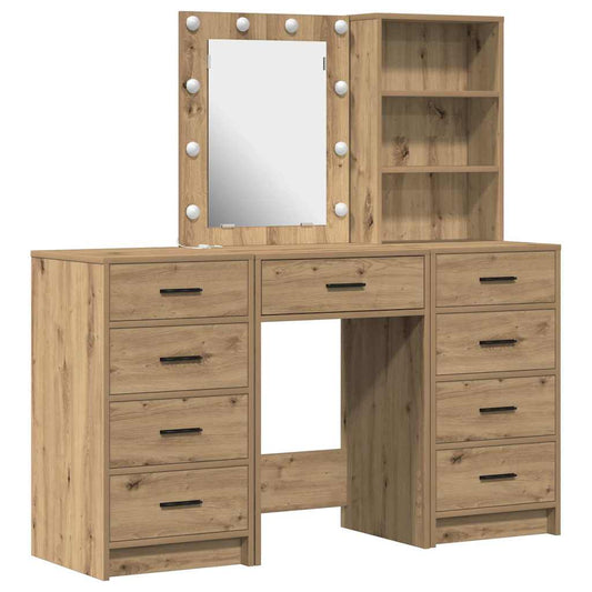 Schminktisch 3 pcs Braun 40 x 41 x 135 cm Holzwerkstoff