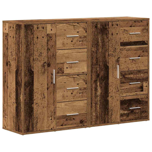 Sideboards 2 pcs Altholz 60 x 31 x 84 cm Holzwerkstoff